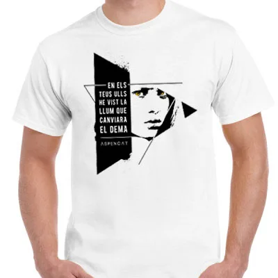 Samarreta Blanca Unisex “En els teus ulls”